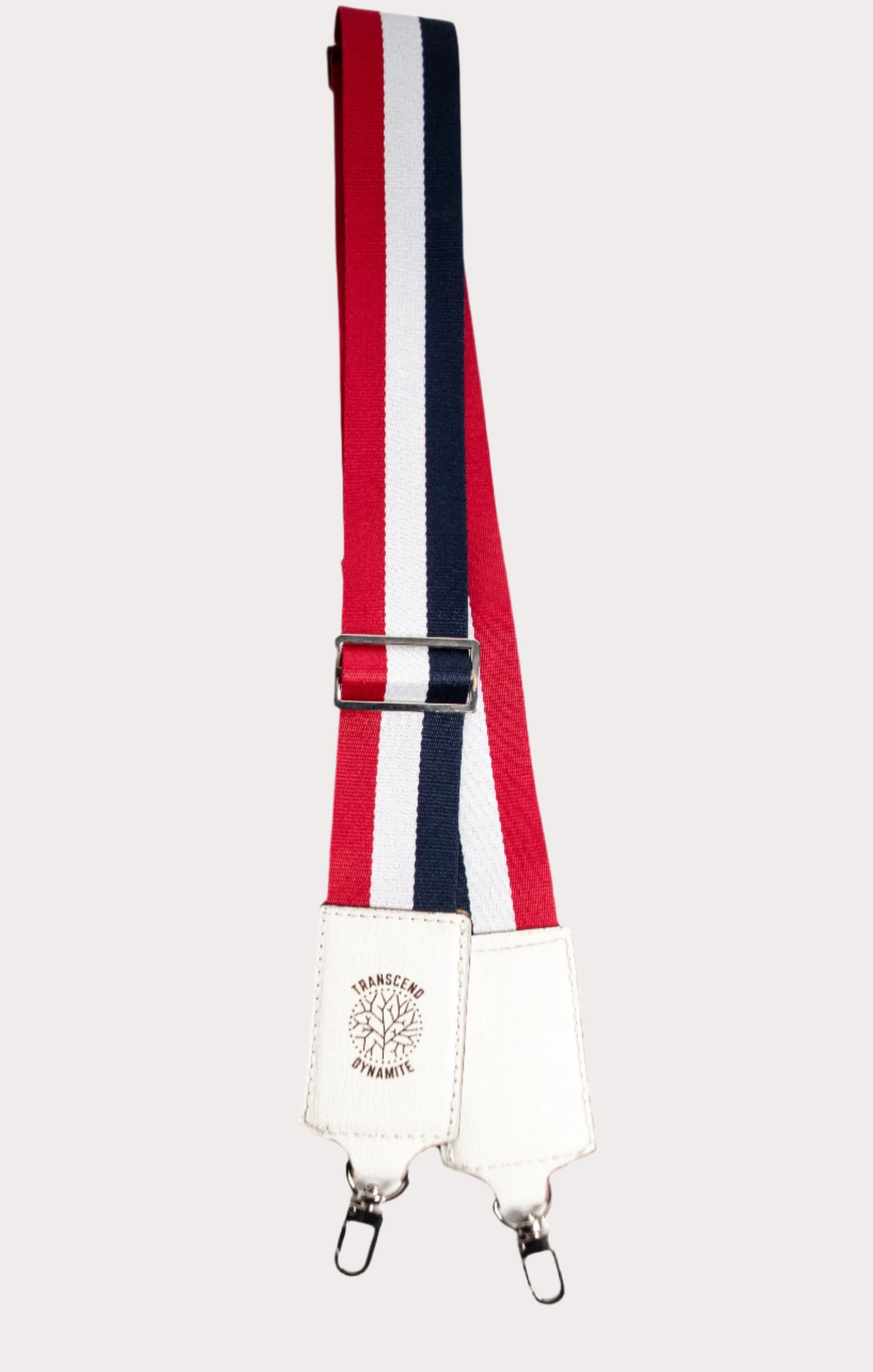 2 inch wide detachable bag strap with leather ends