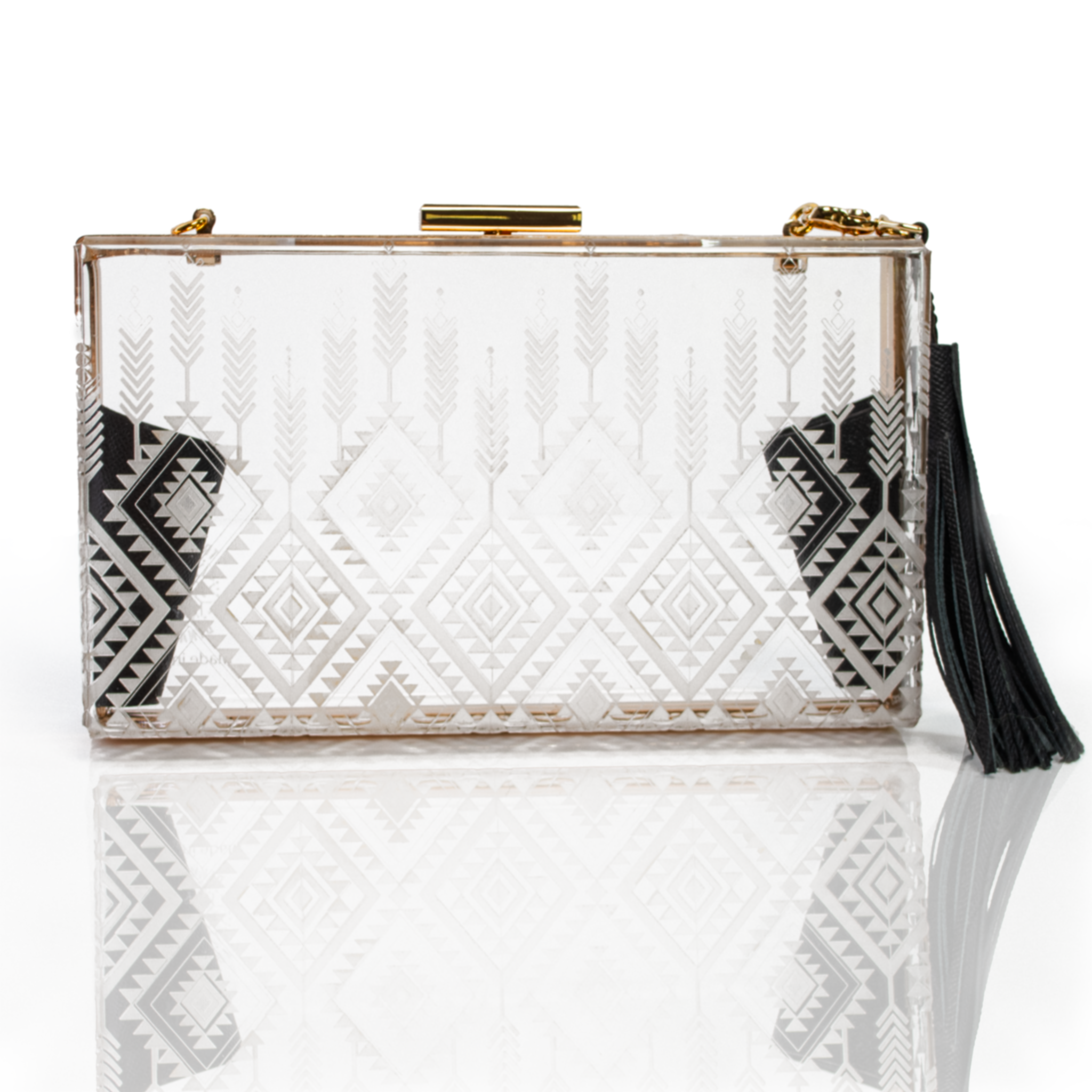 Dynamite Clear Bag - Black