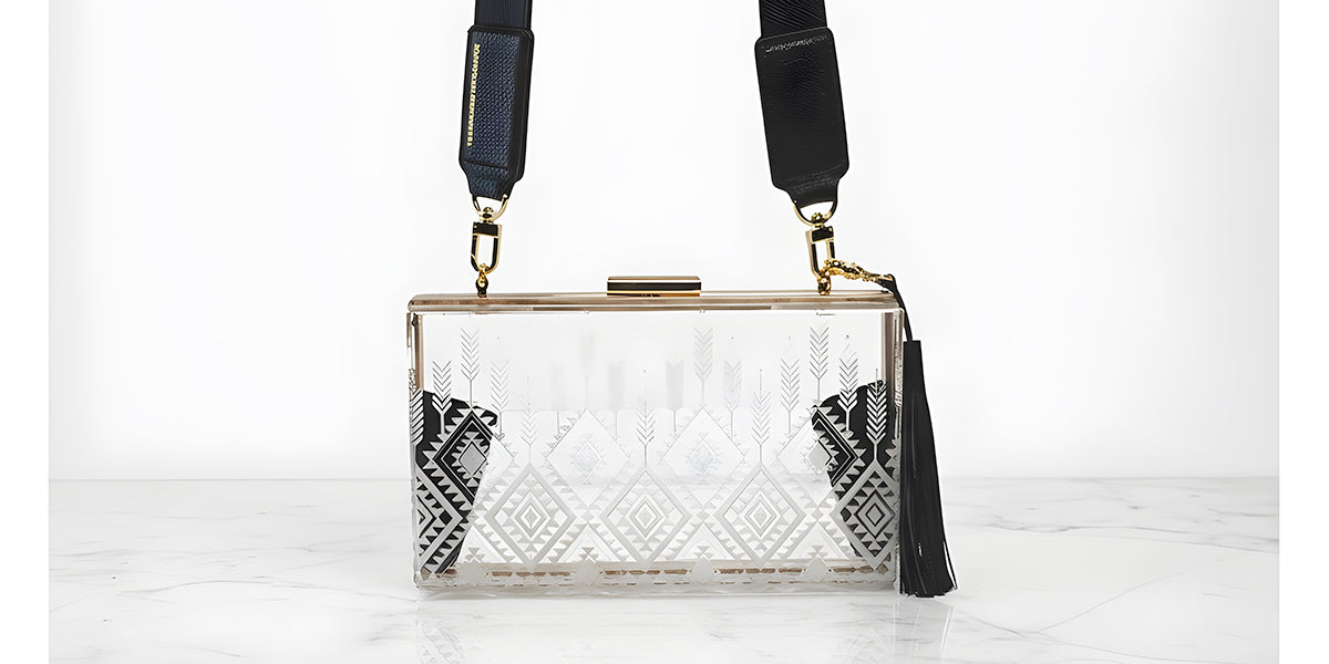 GameChanger Collection stadium-approved luxury clear clutch clean minimal banner handcrafted Oxford Mississippi