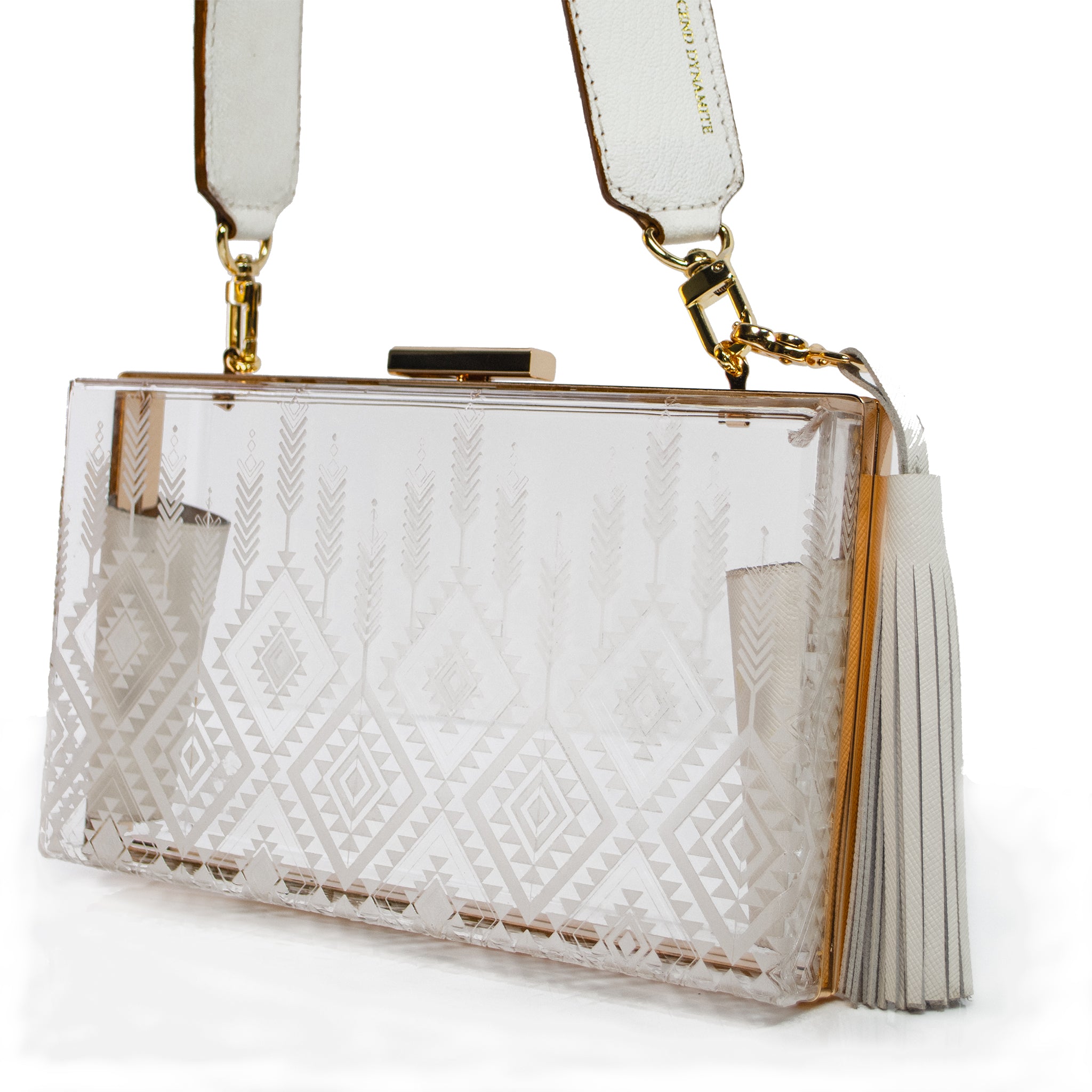 Dynamite Clear Bag - Cream