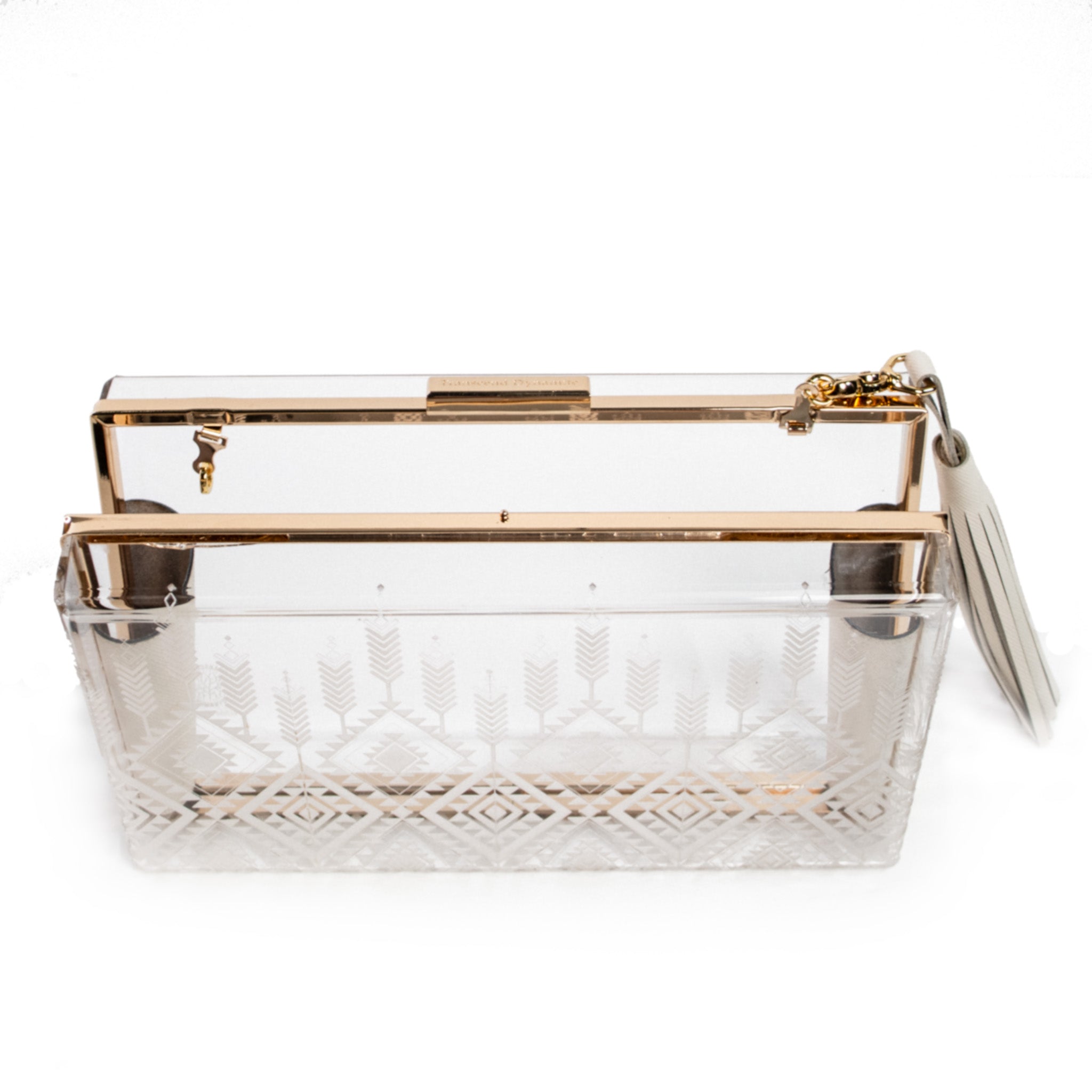 Dynamite Clear Bag - Cream