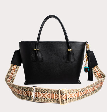 2 inch wide adjustable handbag strap with gold hardware