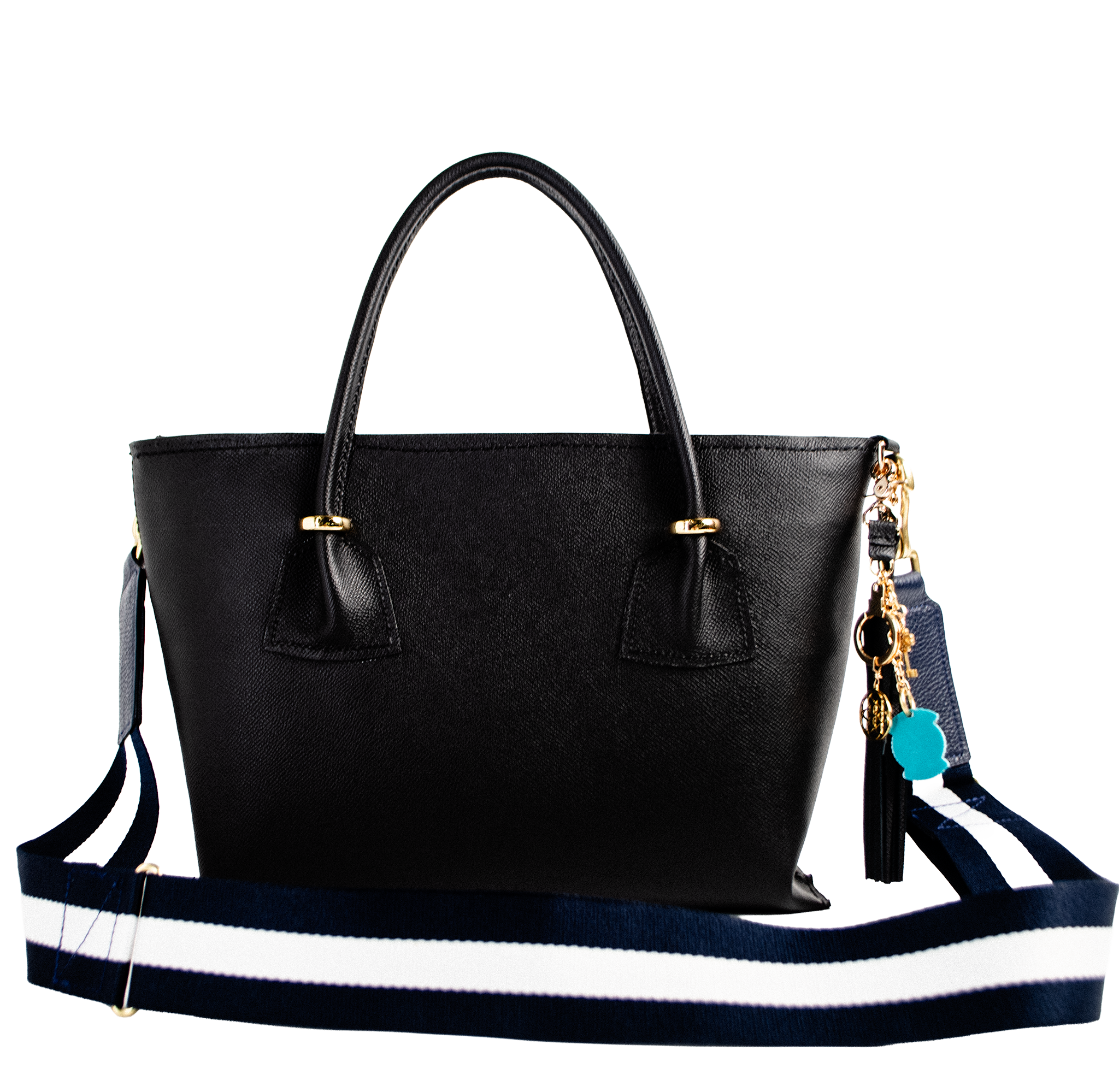 Riviera Blue & White Bag Strap