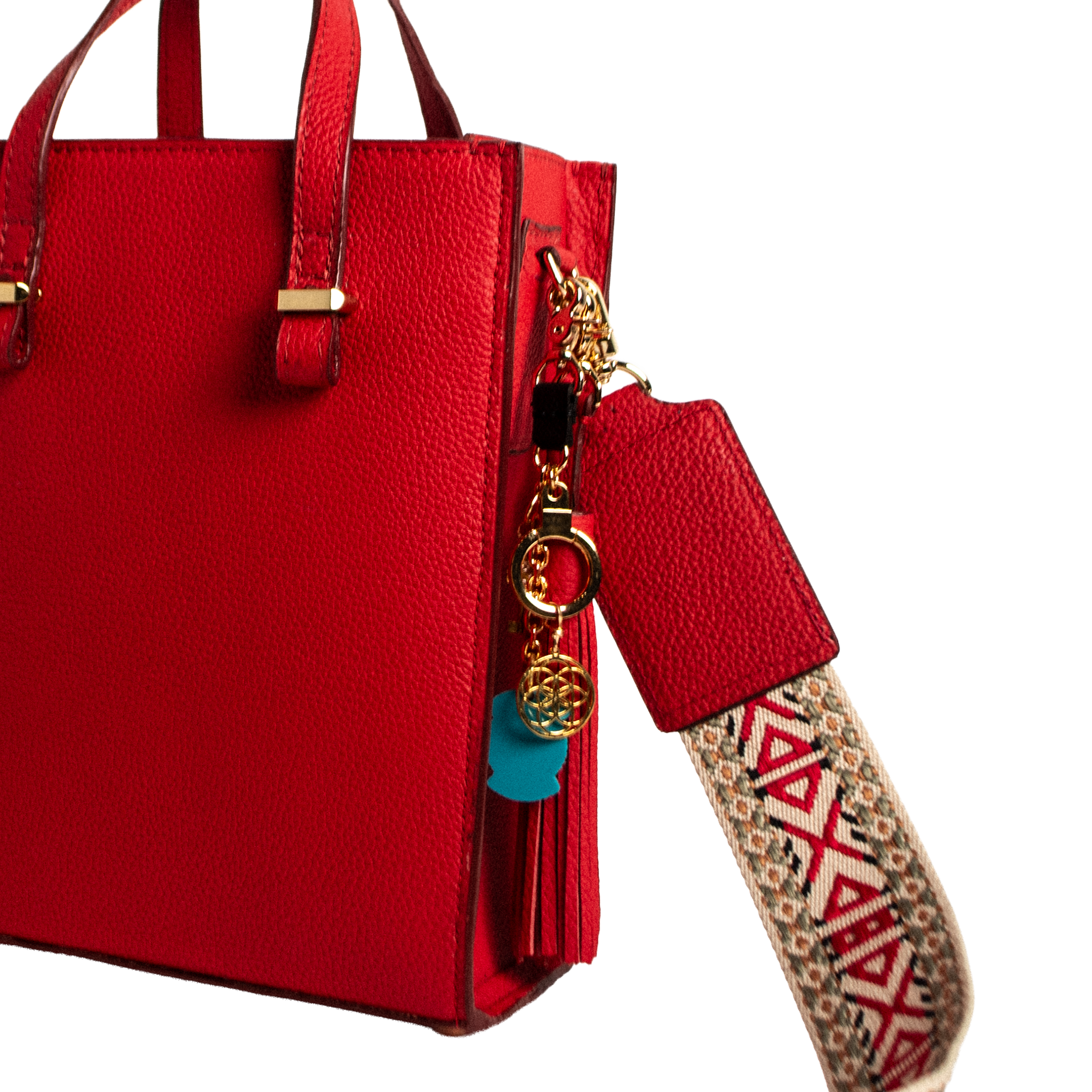 Solstice Heritage Strap - Ruby Geometric