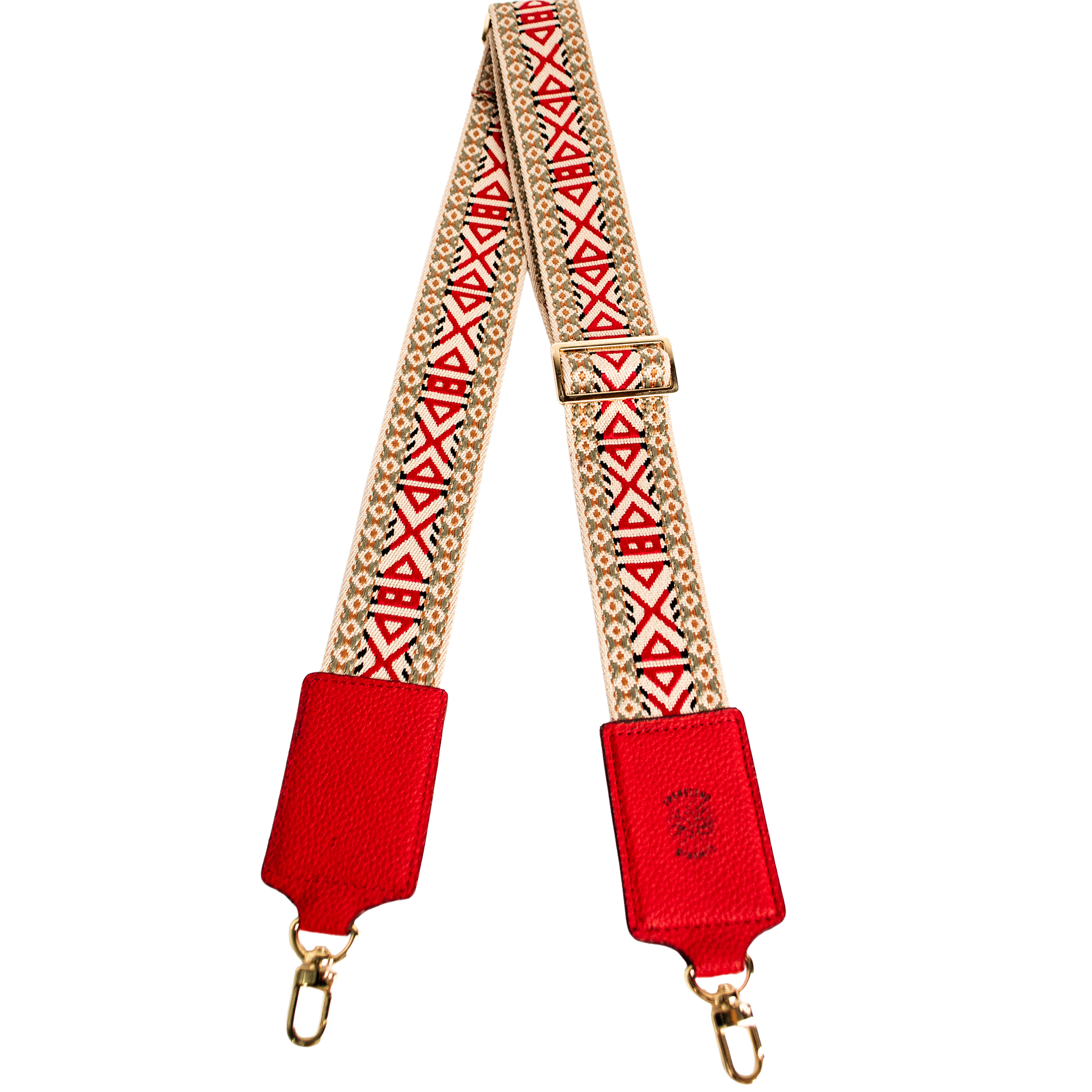 Solstice Heritage Strap - Ruby Geometric