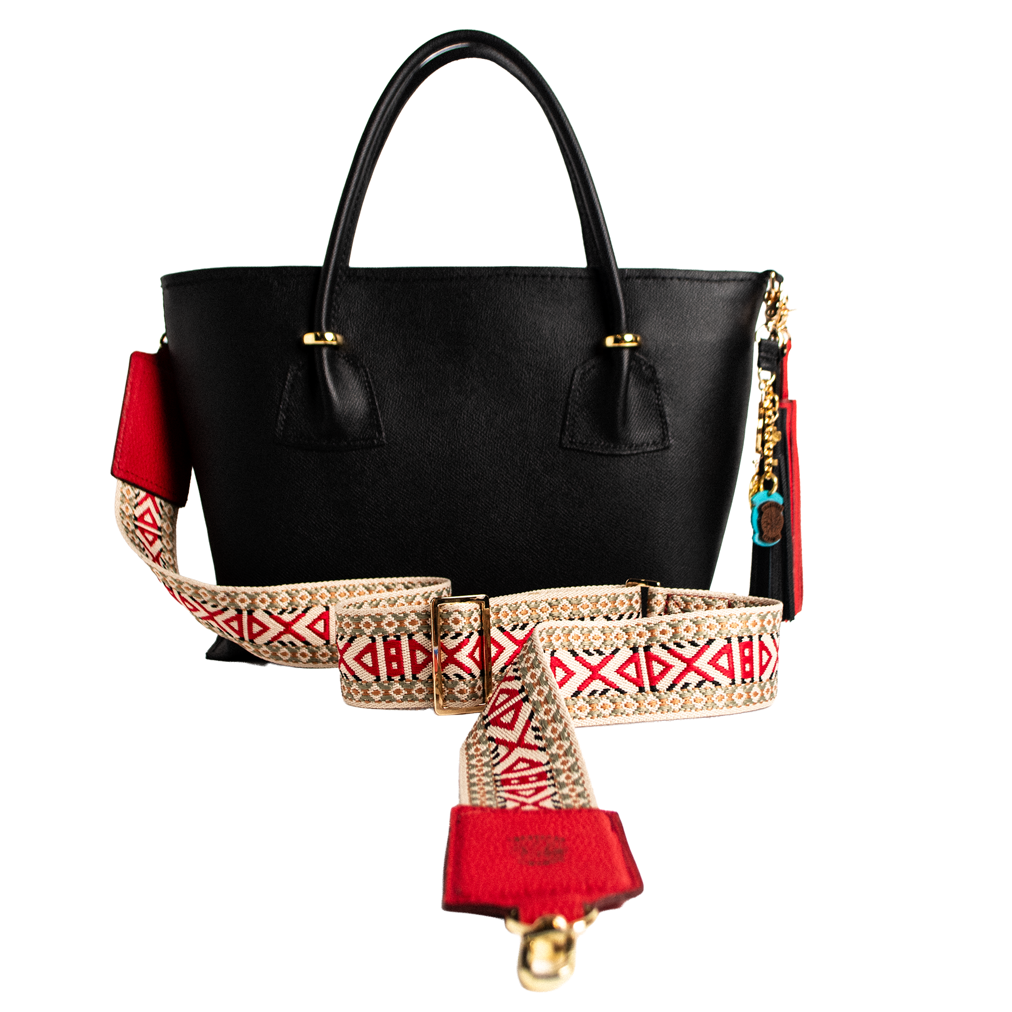 Solstice Heritage Strap - Ruby Geometric