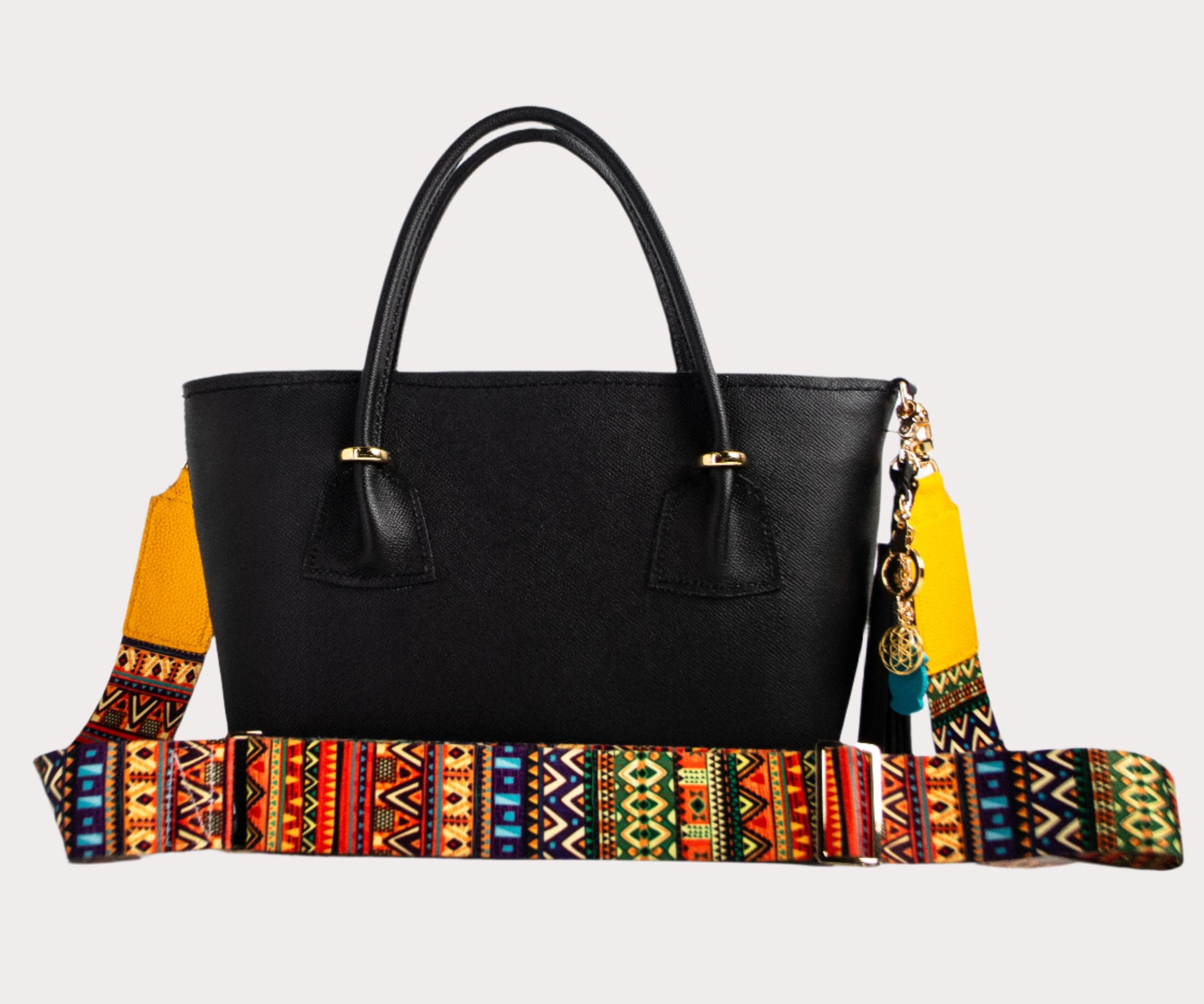 Transcend Dynamite colorful detachable bag strap with gold hardware