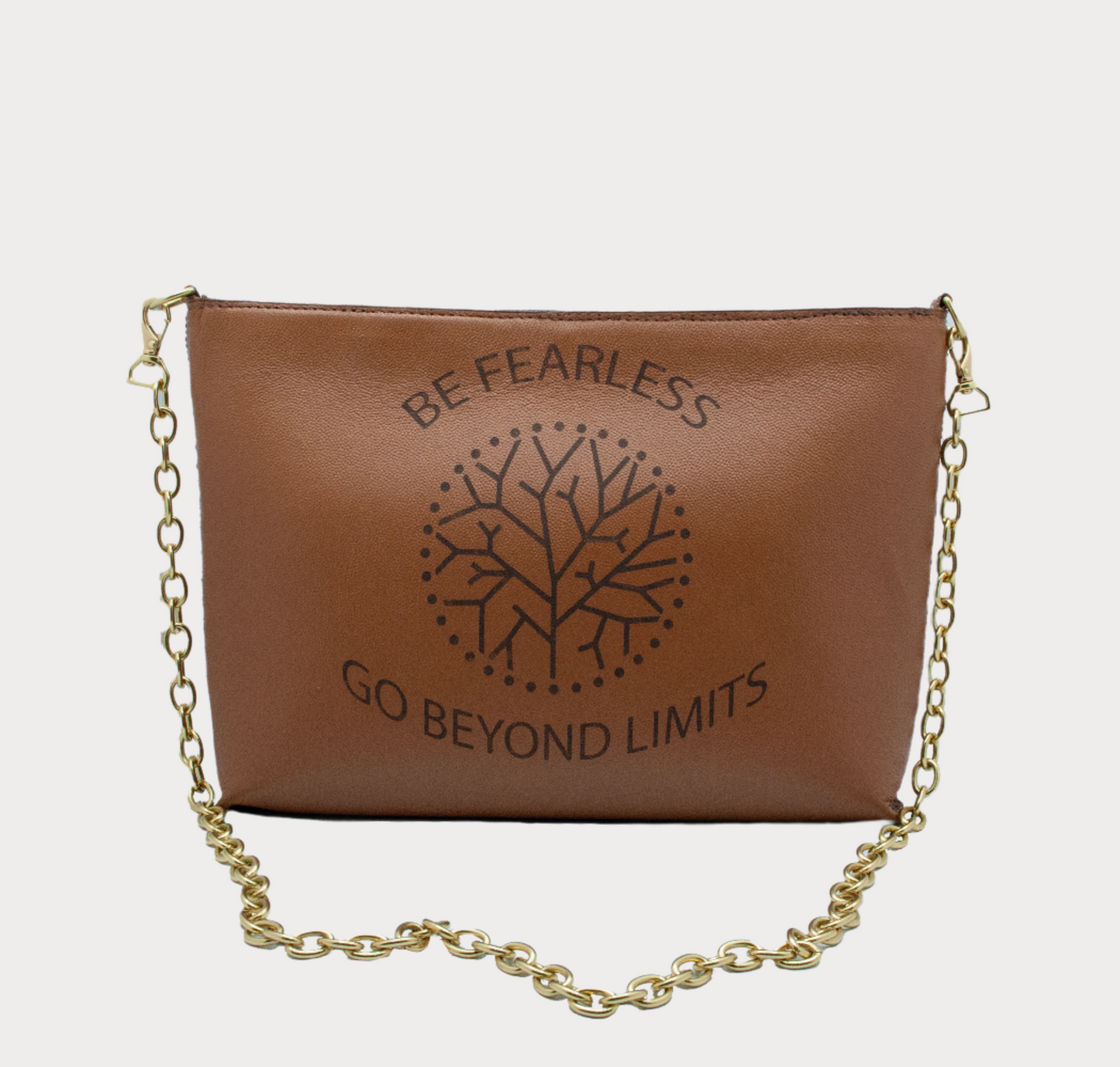 Chagrin Leather Crossbody Bag