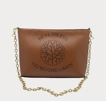 Chagrin Leather Crossbody Bag