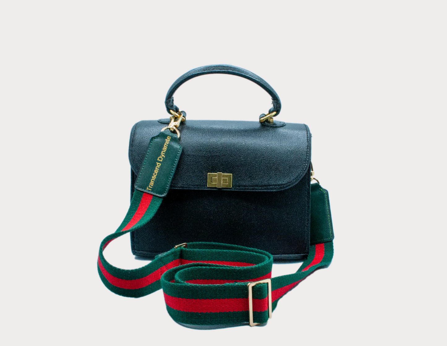 Lili Black Leather Handbag